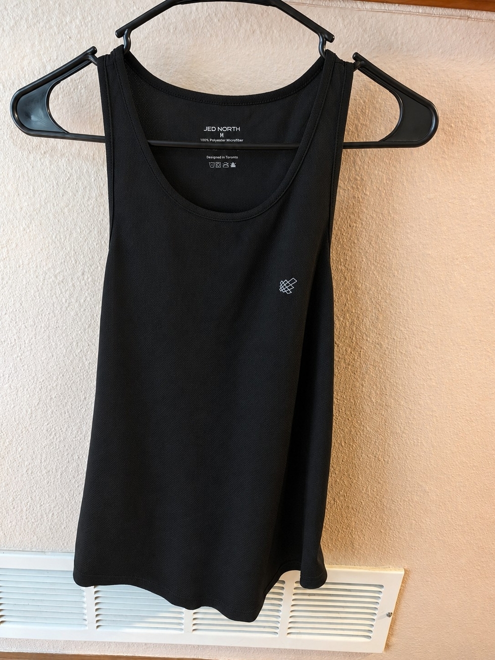 Jed North Men's Performance Tank Black - Medium